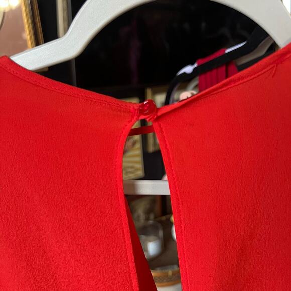 NWT Pinko Silk Ruffle Blouse - Picture 9 of 15